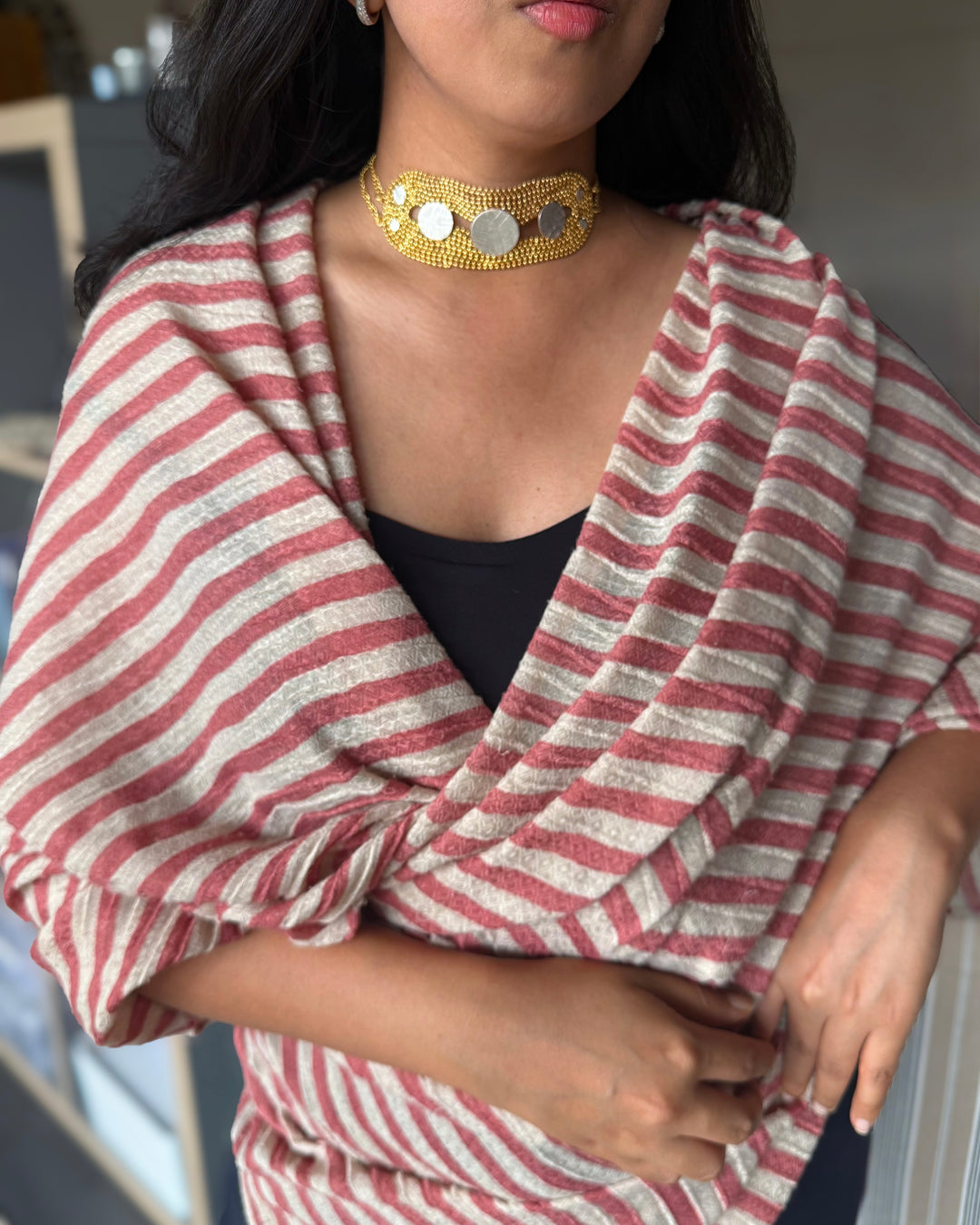 Handmade Statement Choker | Brass Adjustable Lobster Claw Jewelry