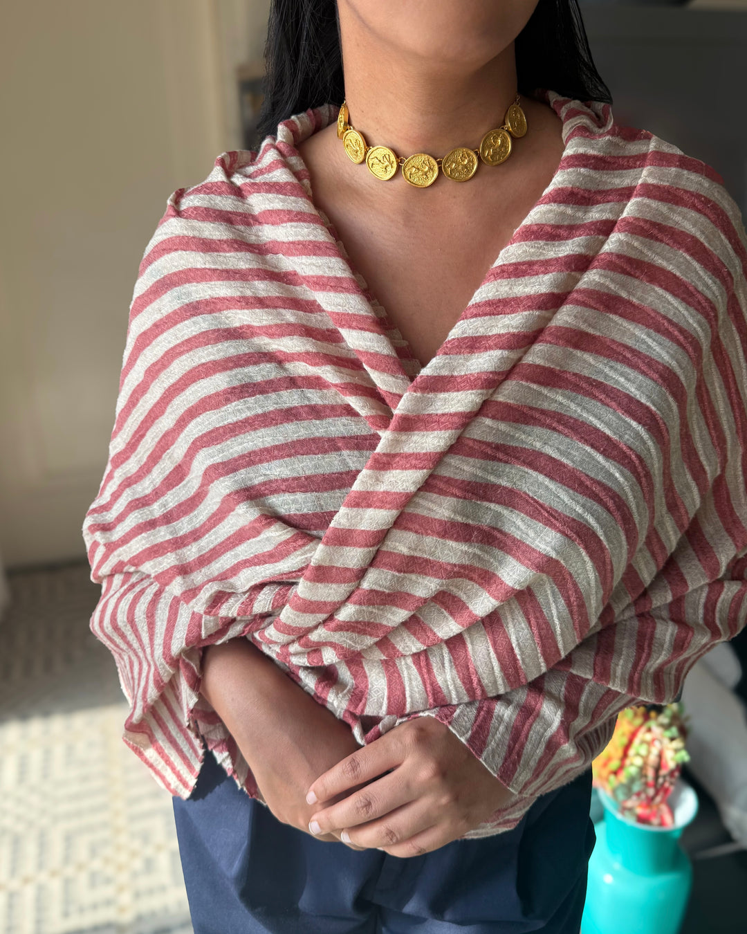 Handmade Statement Sagittarian Choker | Brass Adjustable Lobster Claw Jewelry