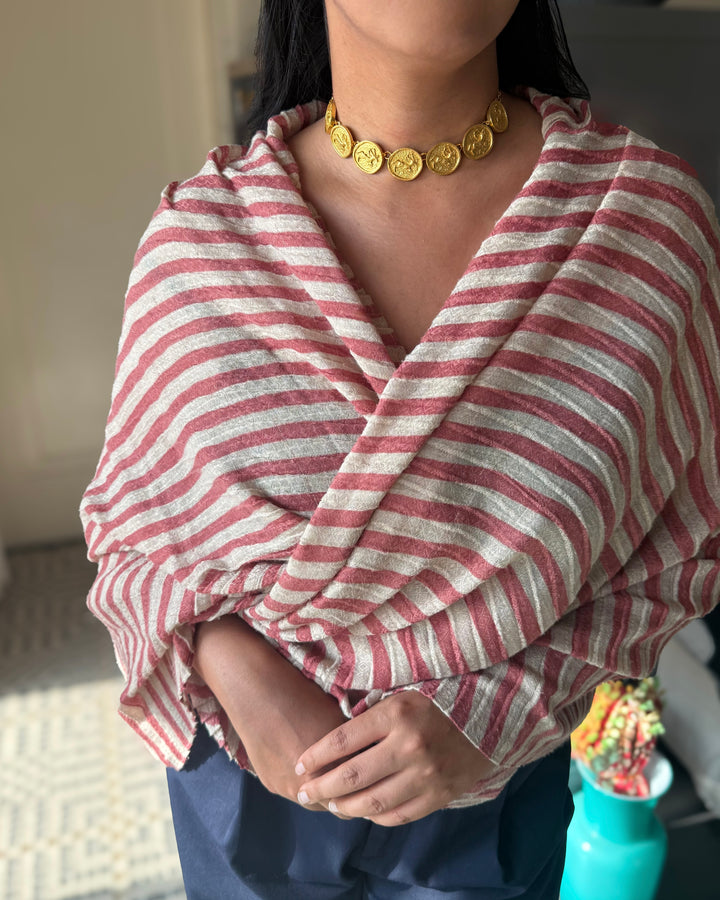 Handmade Statement Sagittarian Choker | Brass Adjustable Lobster Claw Jewelry