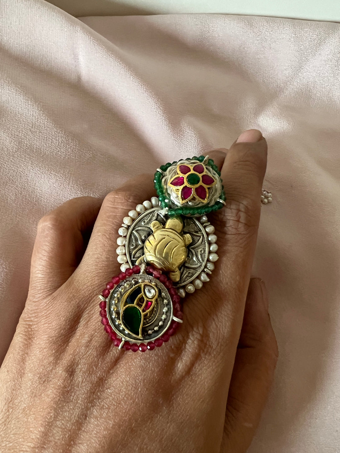 Pure 925 Silver Fusion Turtle Ring