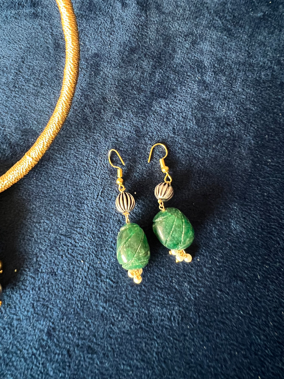 Beautiful Fusion Kundan Pendant Necklace with Earrings