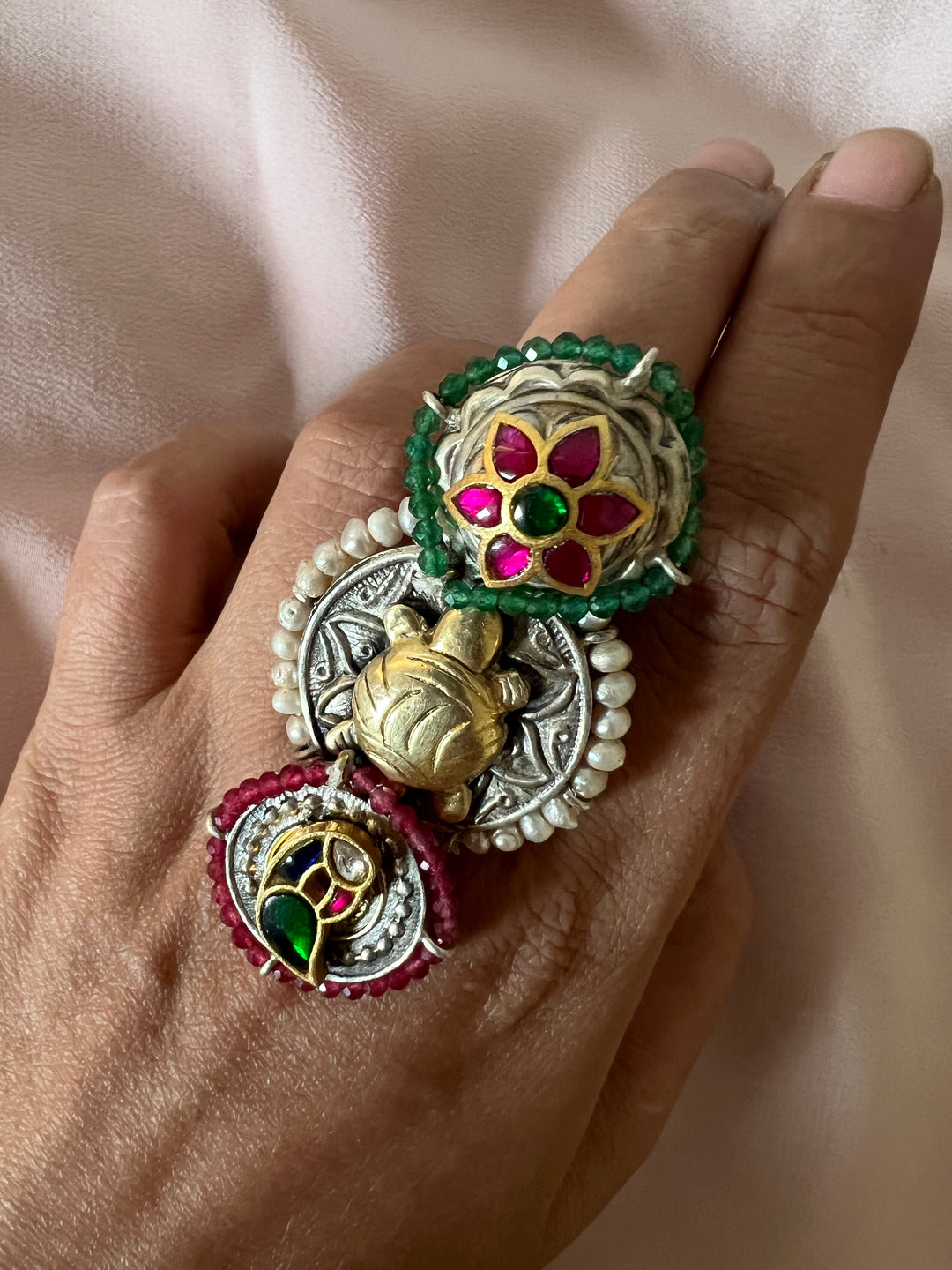 Pure 925 Silver Fusion Turtle Ring