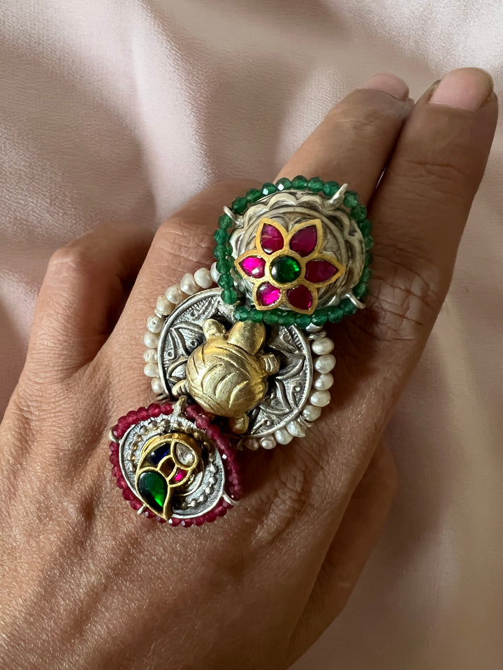 Pure 925 Silver Fusion Turtle Ring