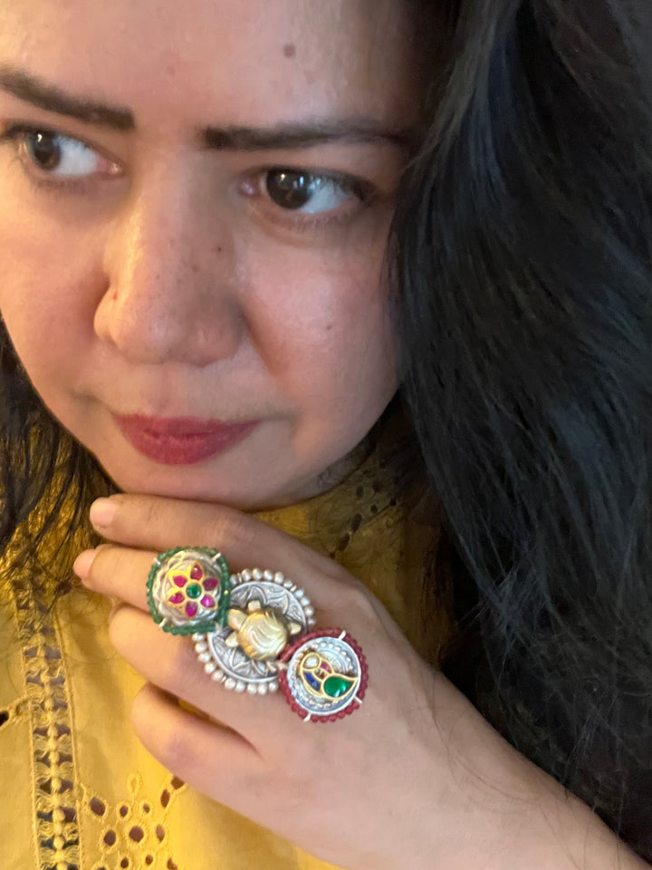 Pure 925 Silver Fusion Turtle Ring