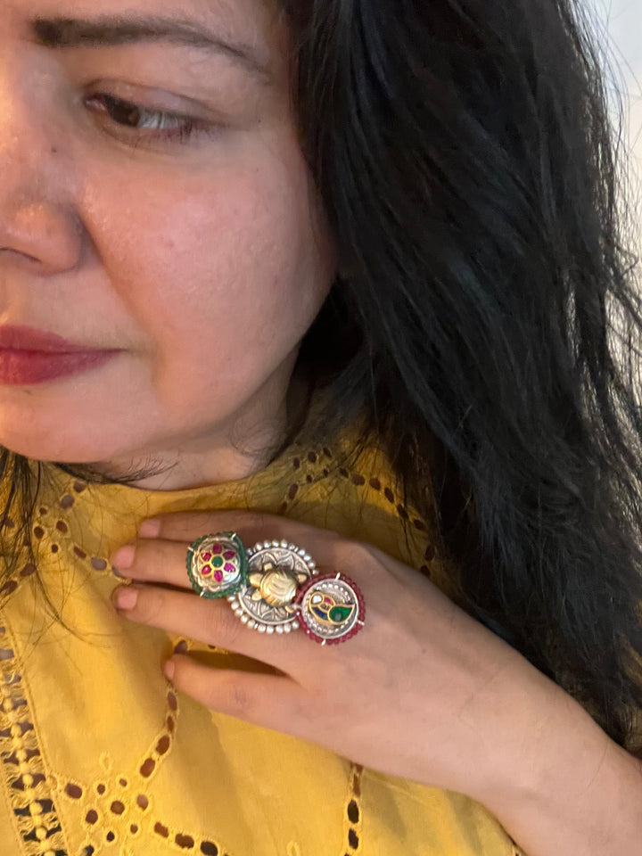 Pure 925 Silver Fusion Turtle Ring