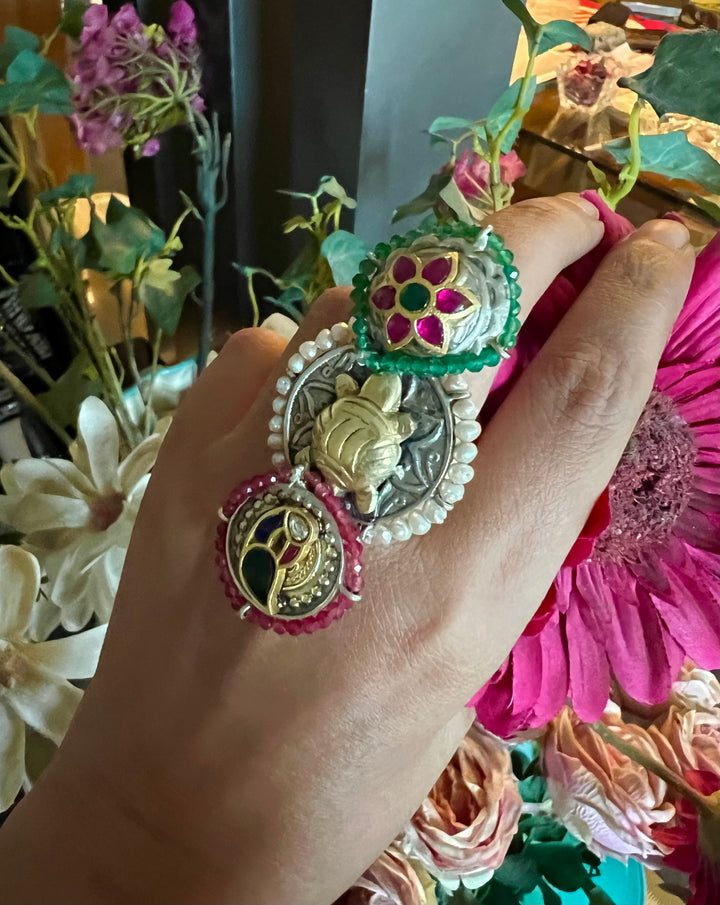 Pure 925 Silver Fusion Turtle Ring