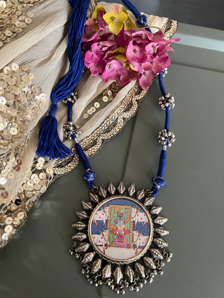 Antique Hand Painted Necklace - Premium Quality Craftsmanship