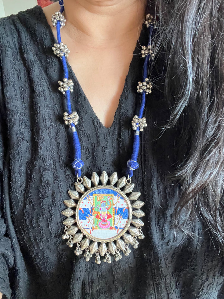 Antique Hand Painted Necklace - Premium Quality Craftsmanship