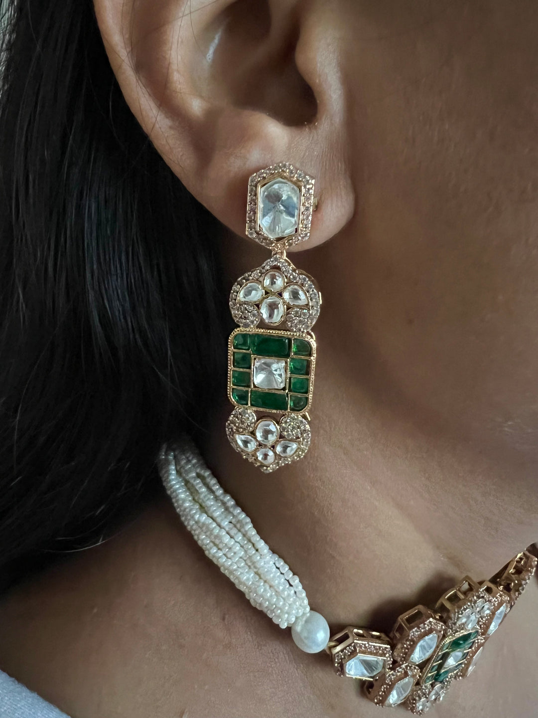 Kundan Choker with Earrings