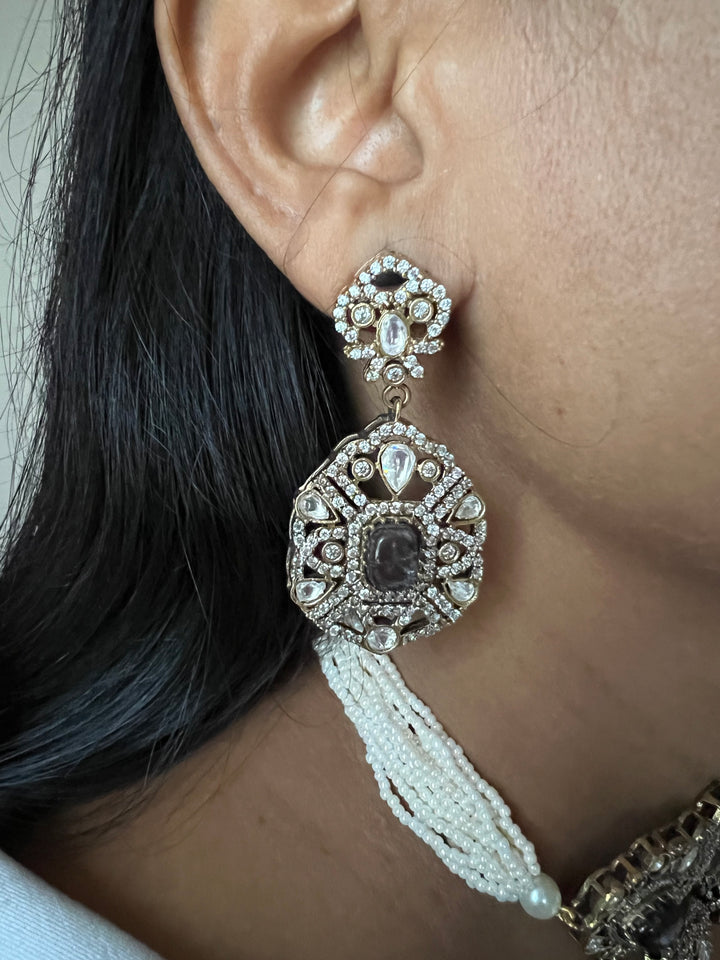 Victorian Kundan Choker with Studs