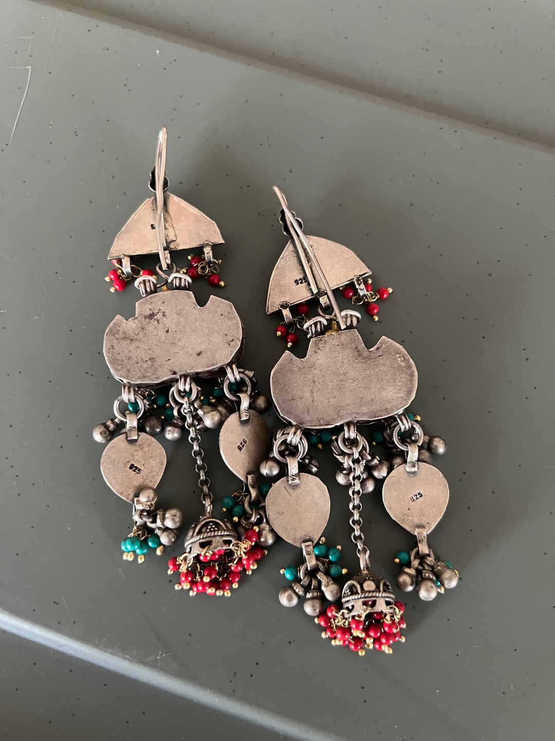 Statement 925 Silver Long Danglers