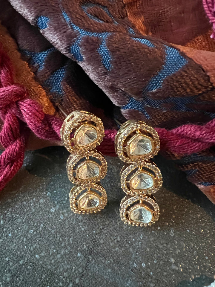 Victorian Kundan Choker with Earrings