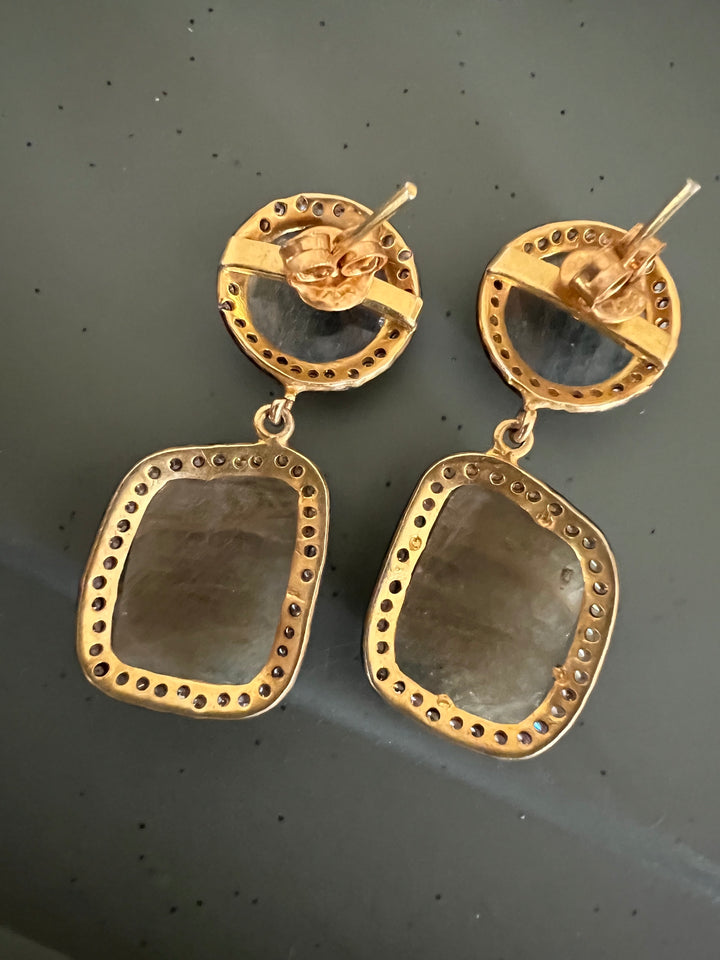 Multi Sapphire Silver Necklace Set - Unmatched Quality and Style