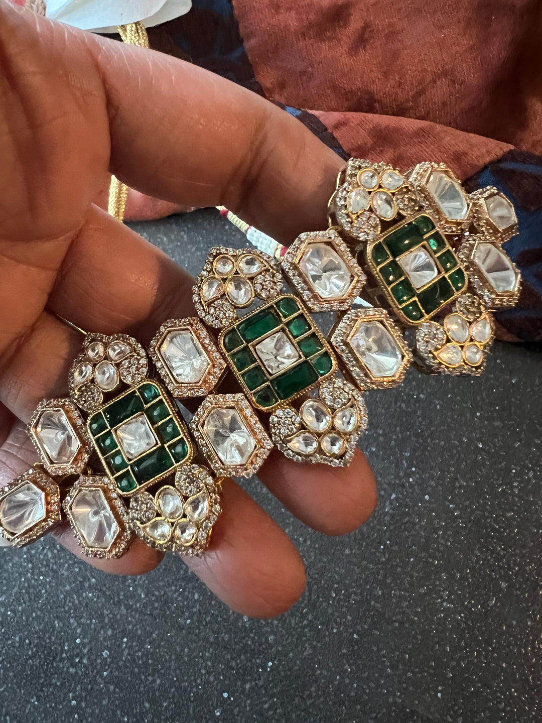 Kundan Choker with Earrings