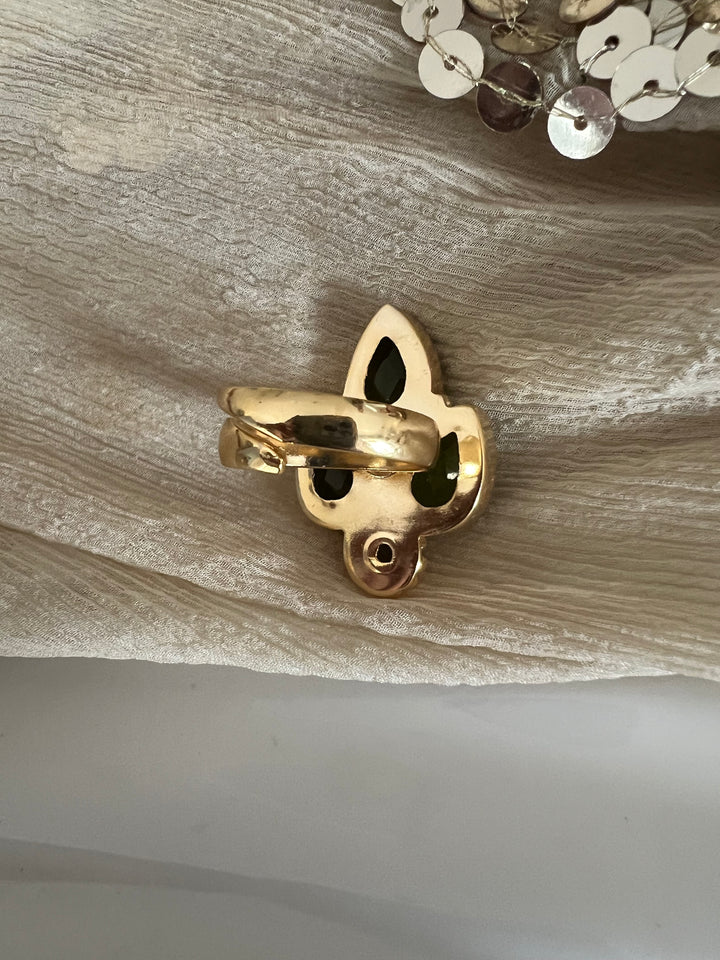 Statement Peridot Ring
