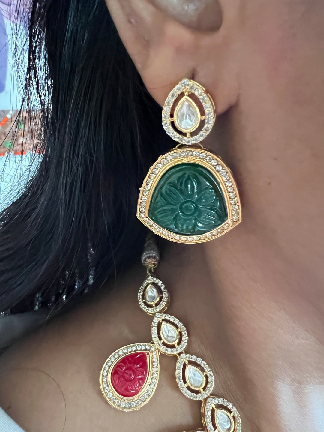 Ethereal Kundan Beauty: Handmade Premium Necklace Set