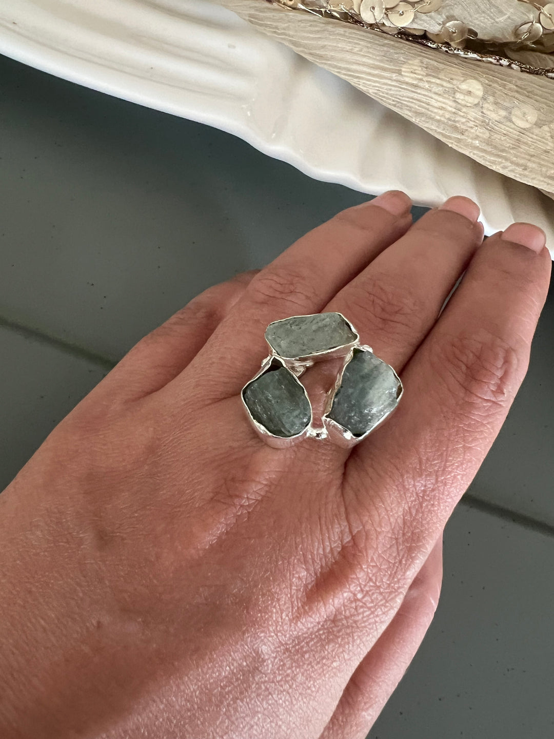 Statement Aquamarine Ring