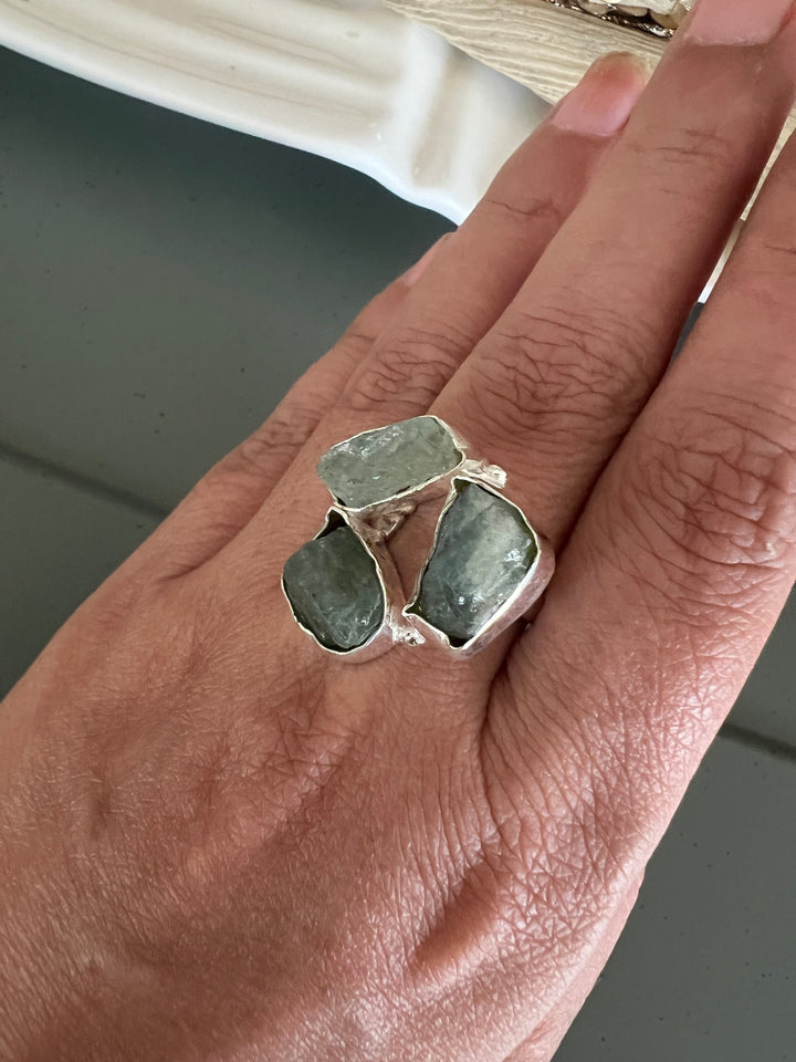 Statement Aquamarine Ring