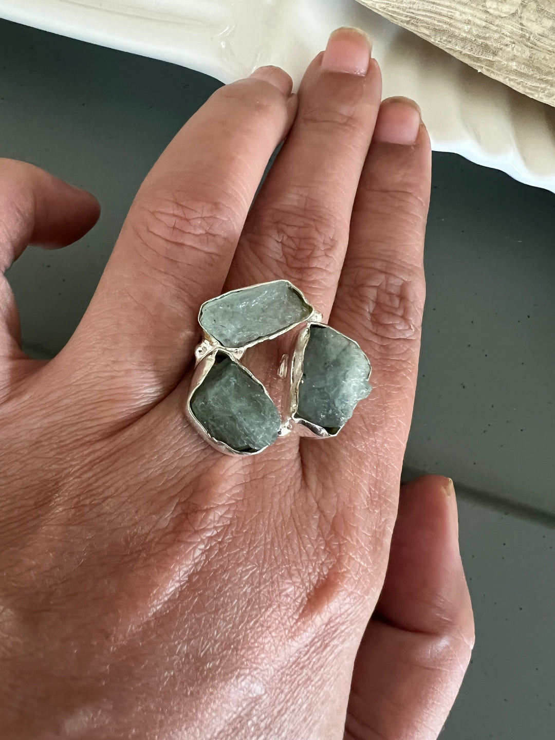 Statement Aquamarine Ring