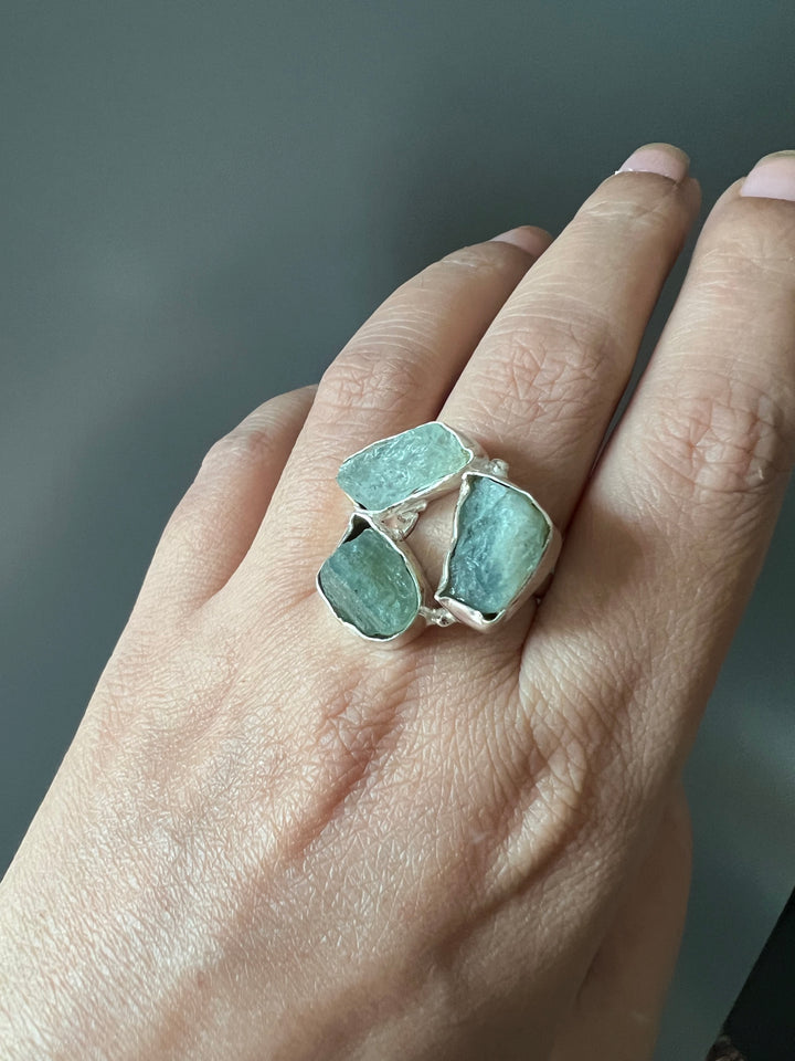Statement Aquamarine Ring
