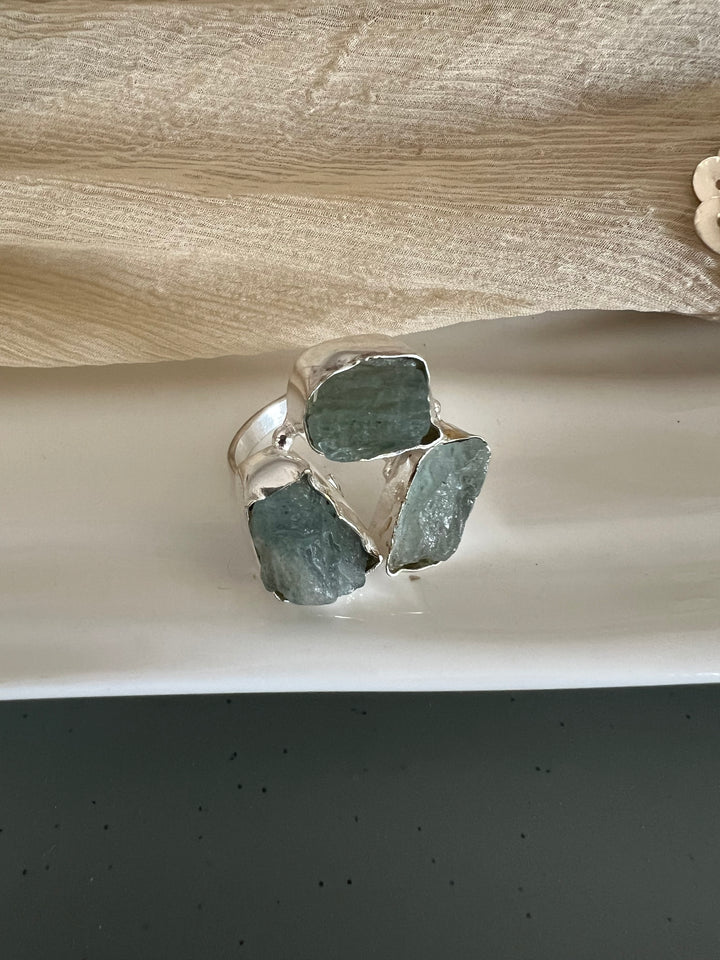 Statement Aquamarine Ring