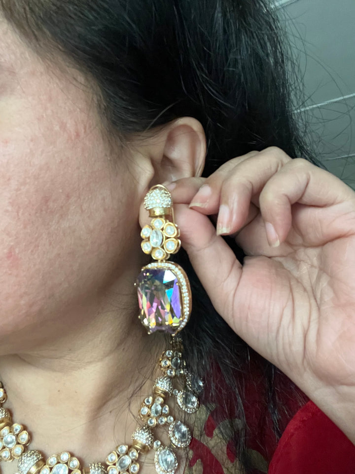 Elegant Kundan Crystal Necklace Set - Unmatched Quality and Style