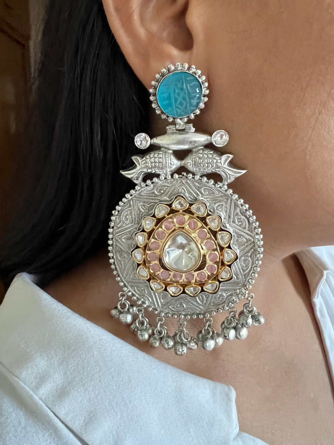 Bold and Beautiful Fusion Earrings