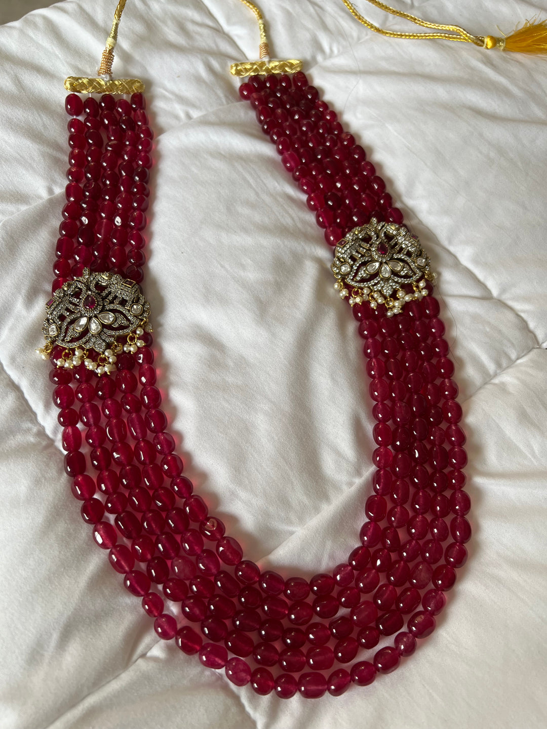 Victorian Ruby Kundan Necklace