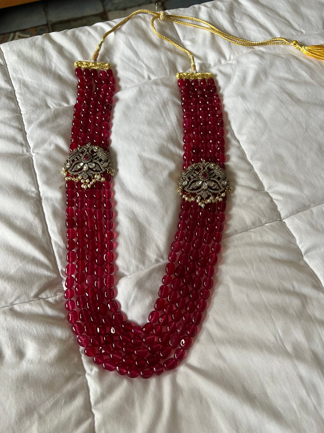 Victorian Ruby Kundan Necklace
