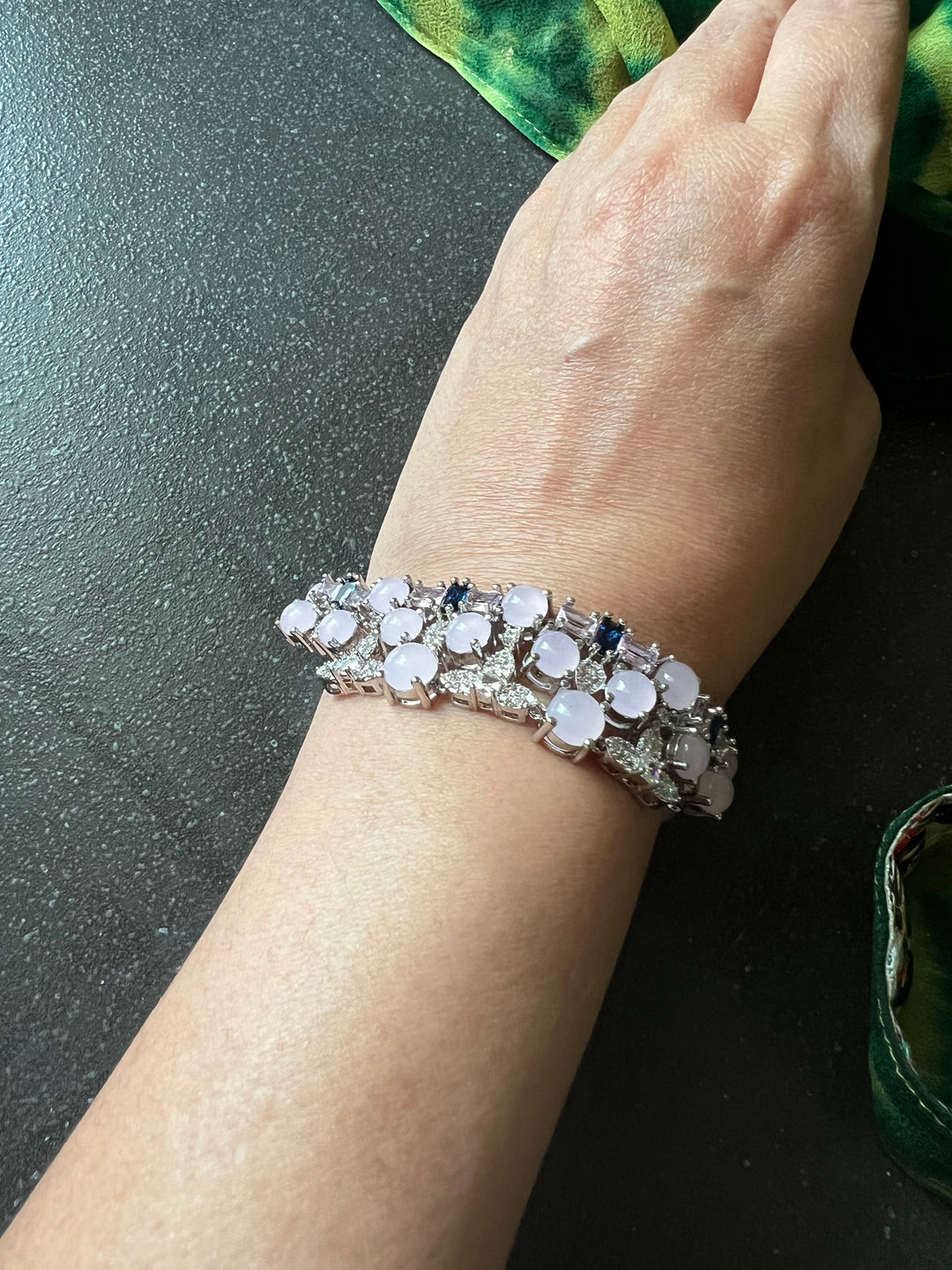 Exquisite Stone Bracelet - Premium Quality (7.5 inches, 26g)