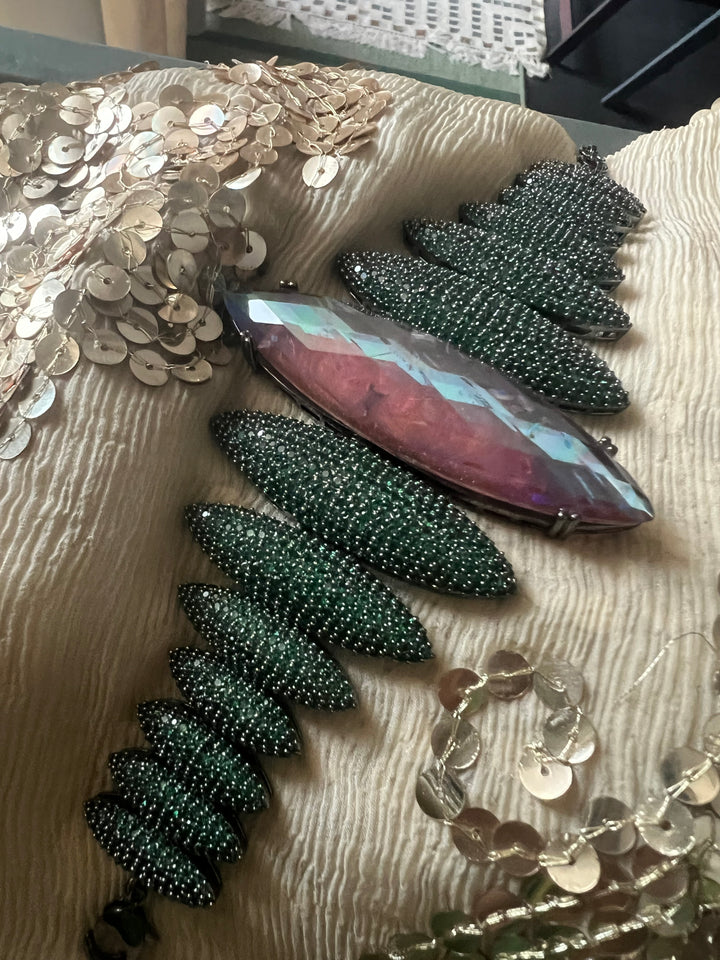 Bold Designer Austrian Crystal Bracelet | SHIVKA