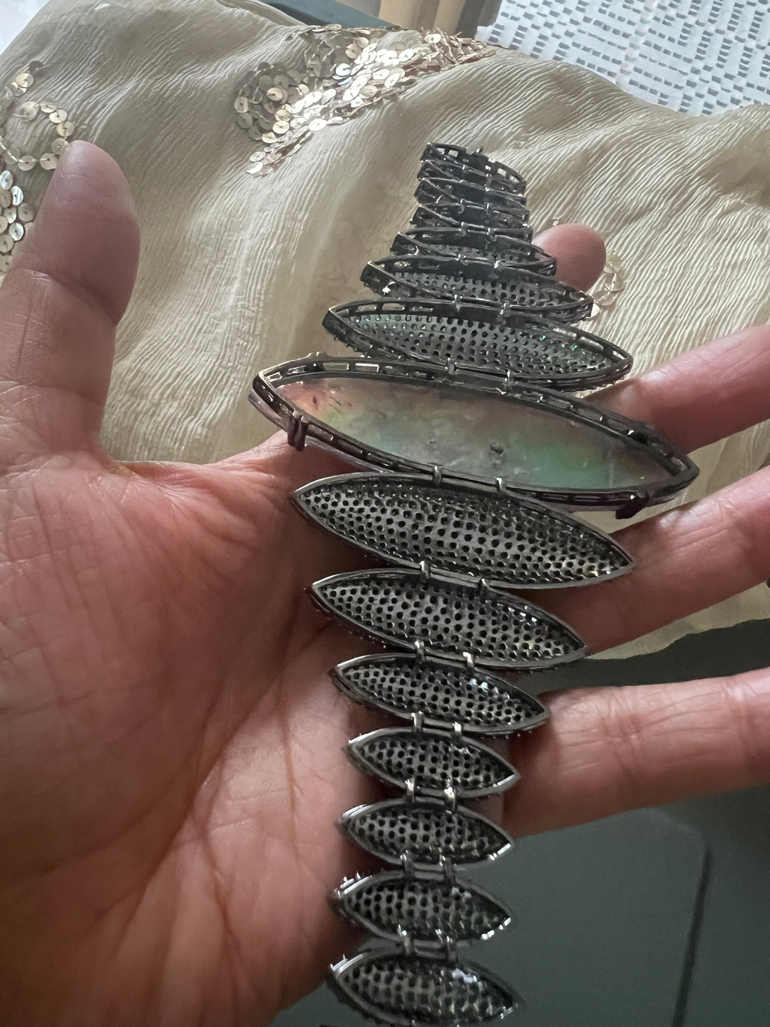 Bold Designer Austrian Crystal Bracelet | SHIVKA