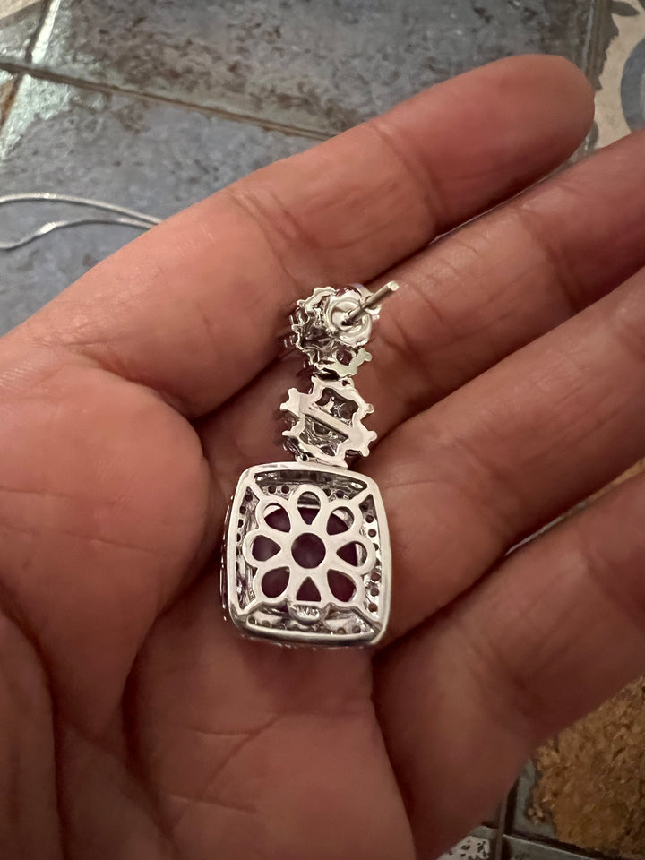 Scintillating Faux Diamond Choker Necklace with Earrings