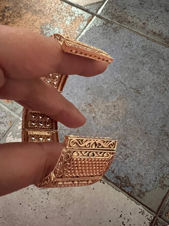 Antique Kundan Stretchable Kada