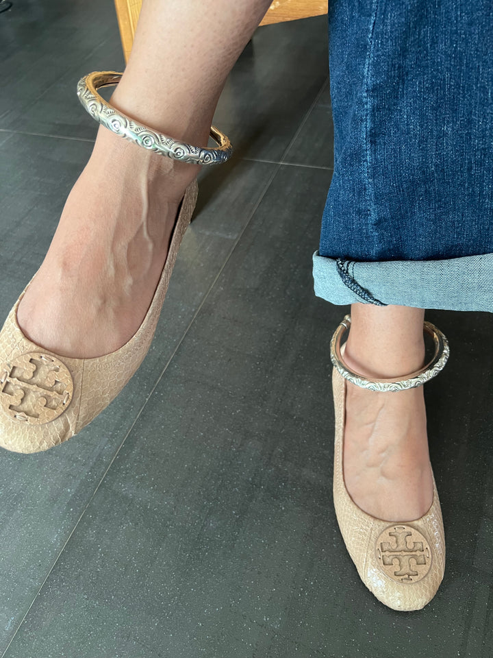 Tribal 925 Silver Anklet Set | SHIVKA Antique Jewelry