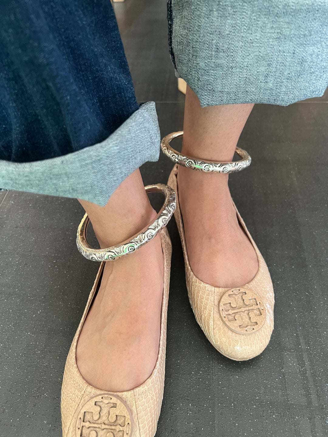 Tribal 925 Silver Anklet Set | SHIVKA Antique Jewelry