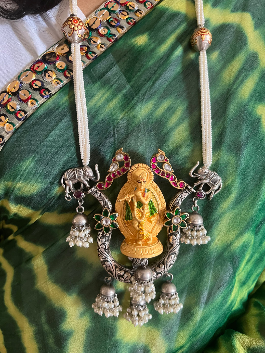 Vintage Pure 925 Silver Pendant Necklace