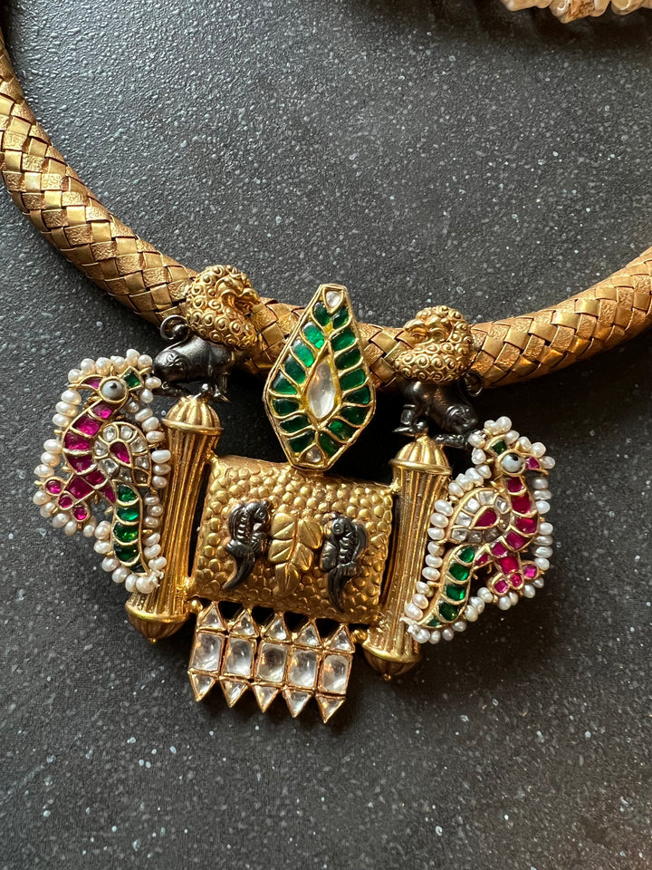 Pure 925 Silver Hasli Necklace