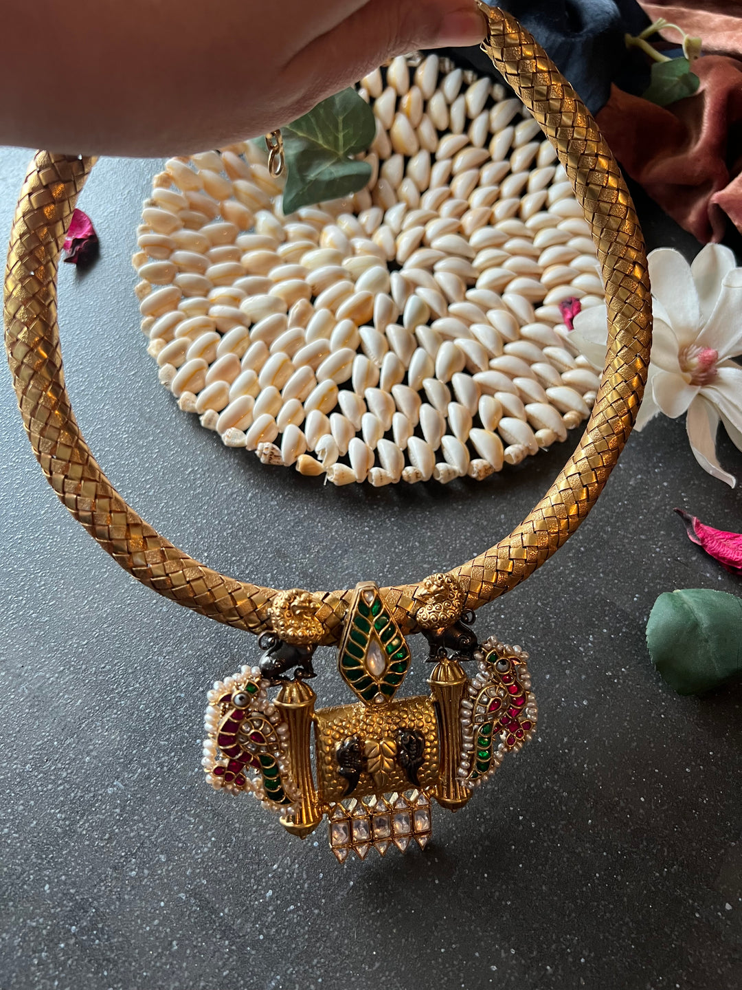 Pure 925 Silver Hasli Necklace