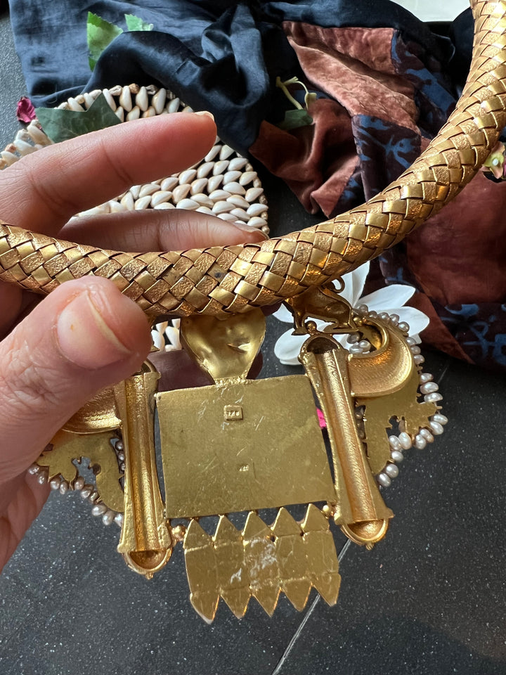 Pure 925 Silver Hasli Necklace