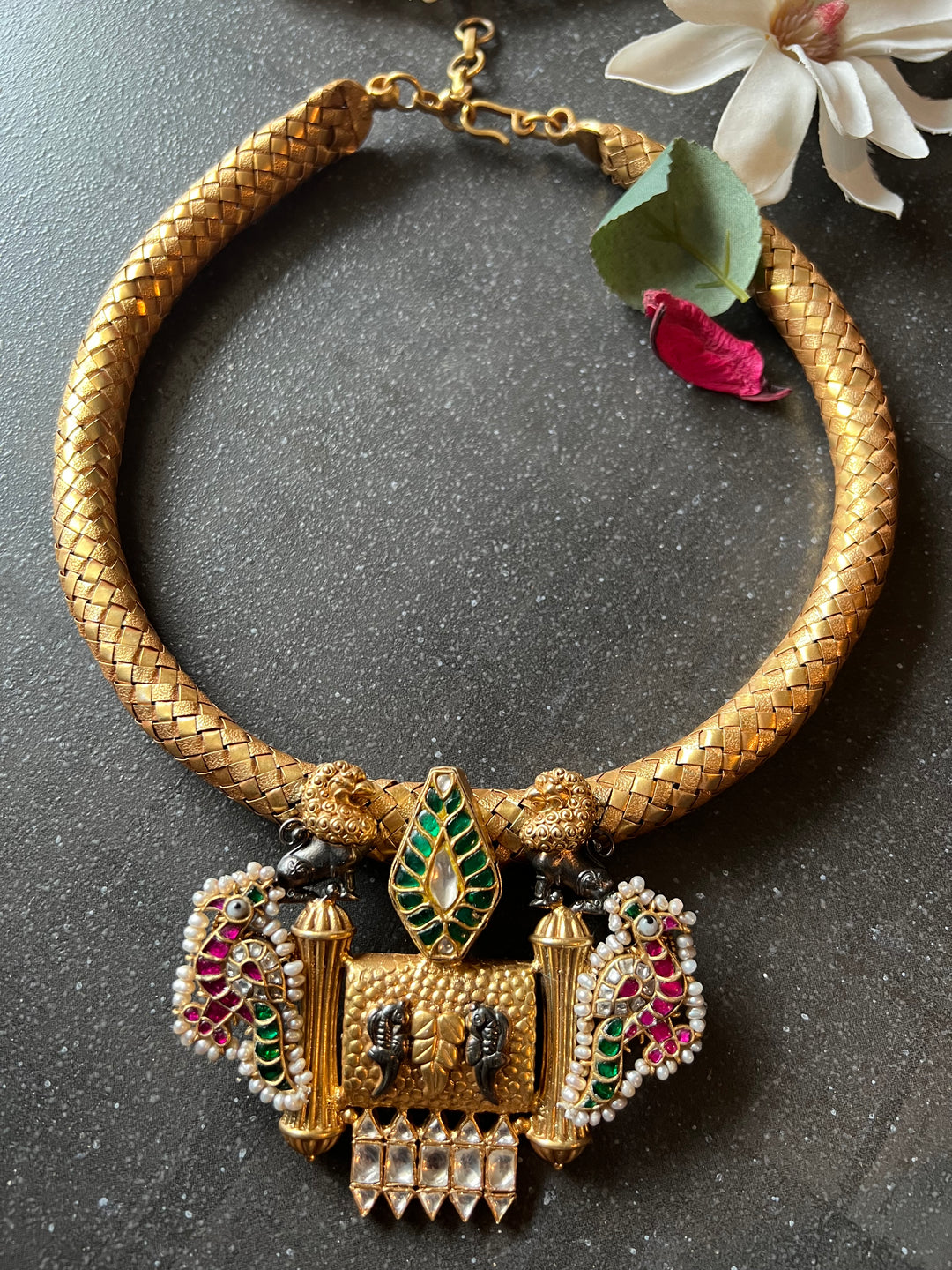 Pure 925 Silver Hasli Necklace