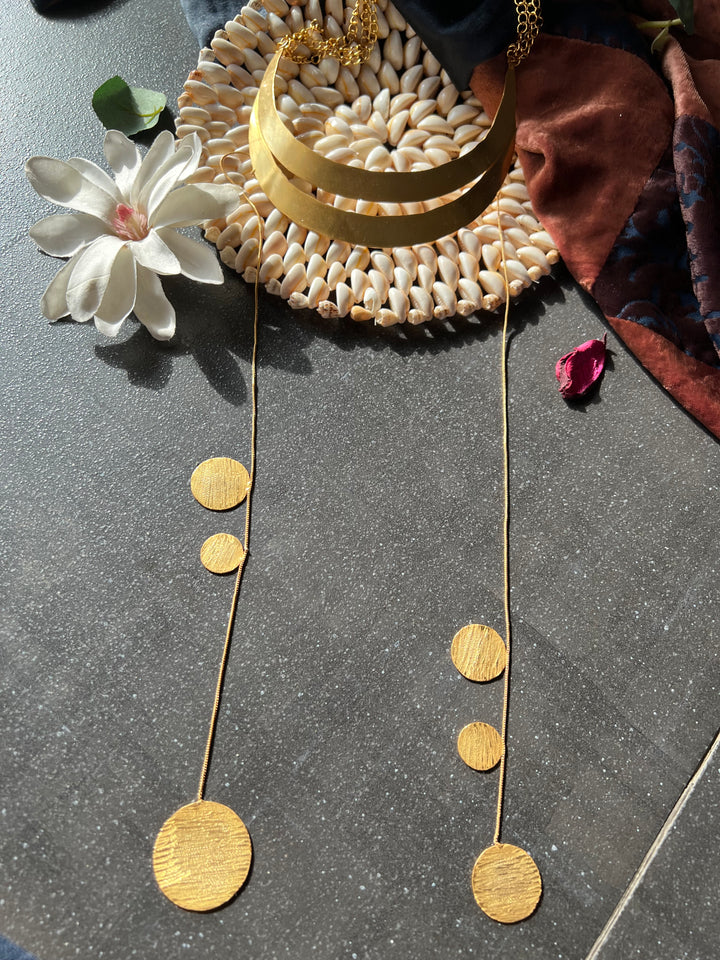 Designer Gold Tone Necklace