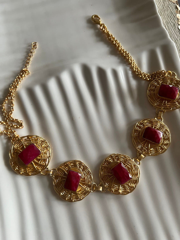 Statement Sapphire Necklace