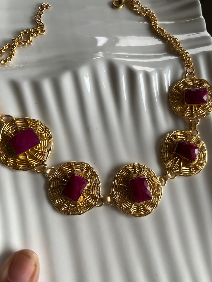 Statement Sapphire Necklace