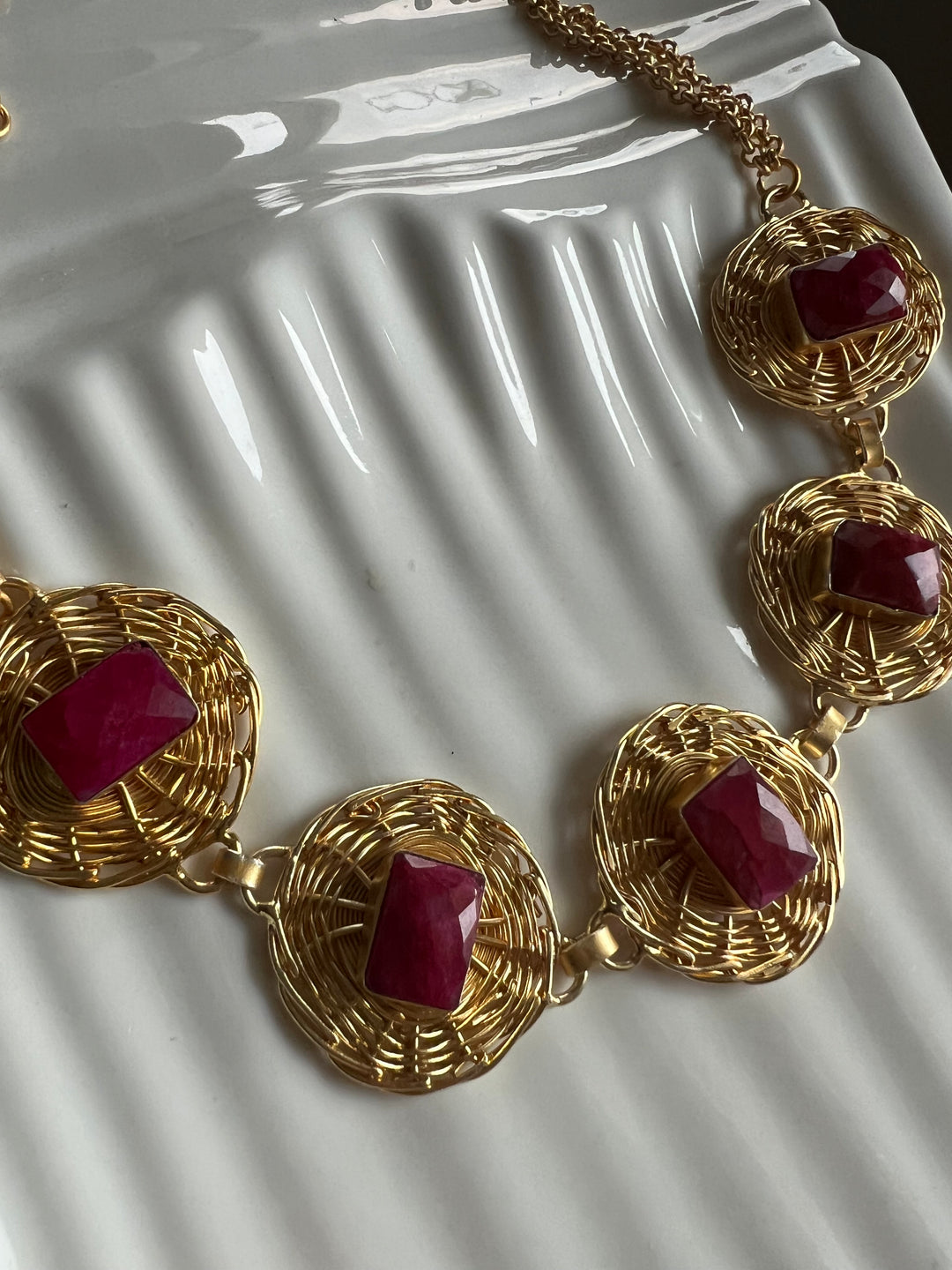 Statement Sapphire Necklace