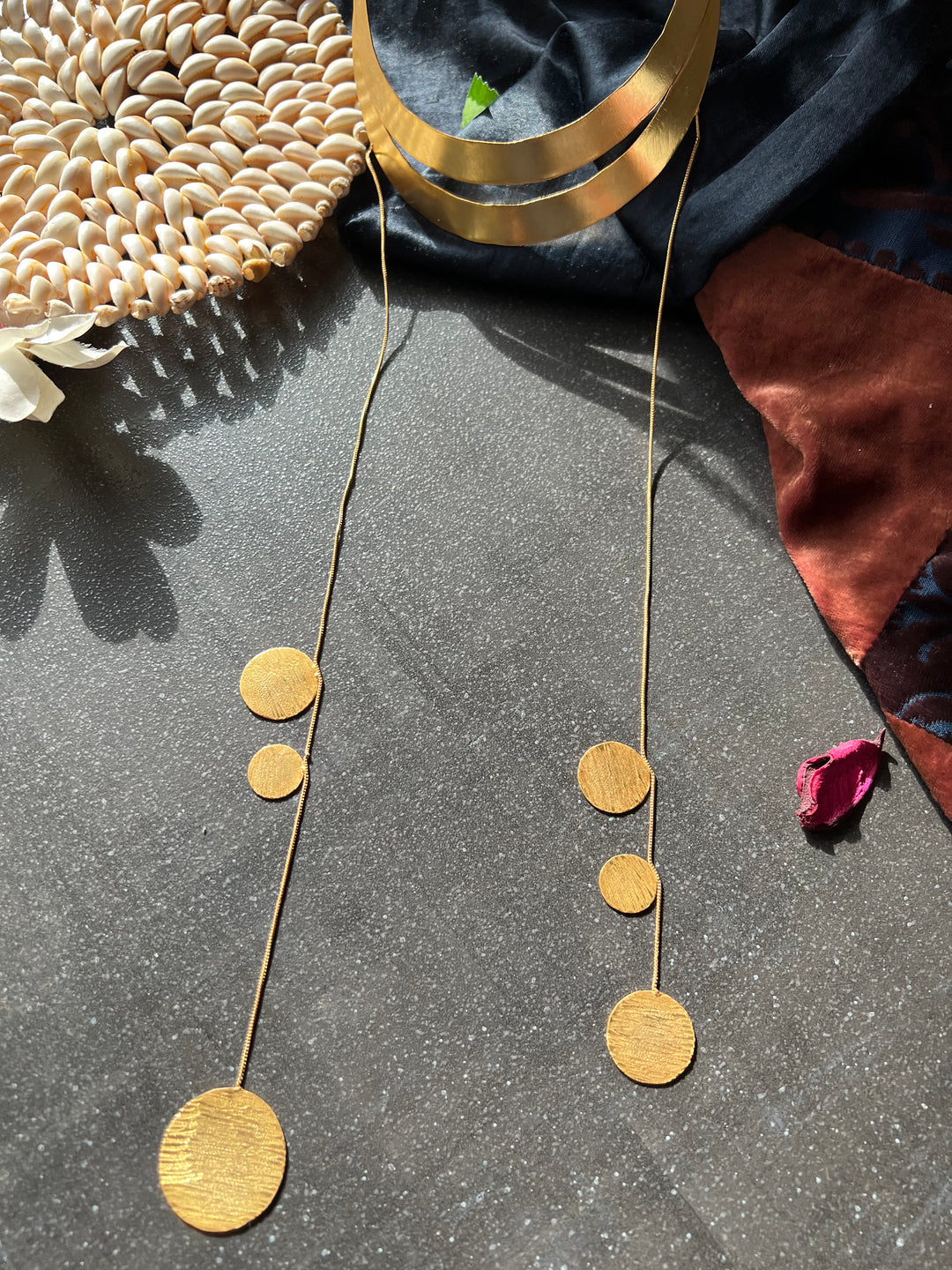 Designer Gold Tone Necklace