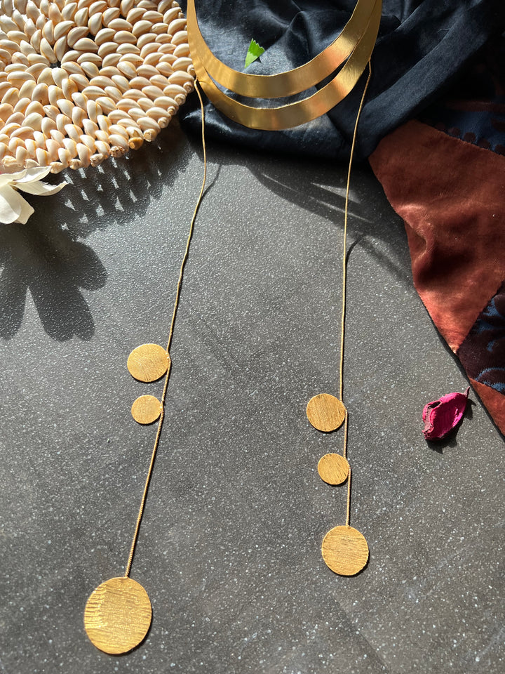 Designer Gold Tone Necklace