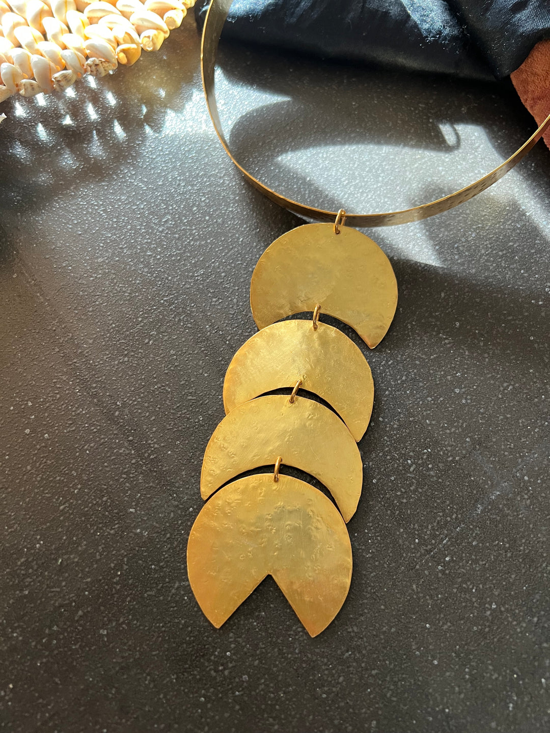 Designer Gold Tone Necklace