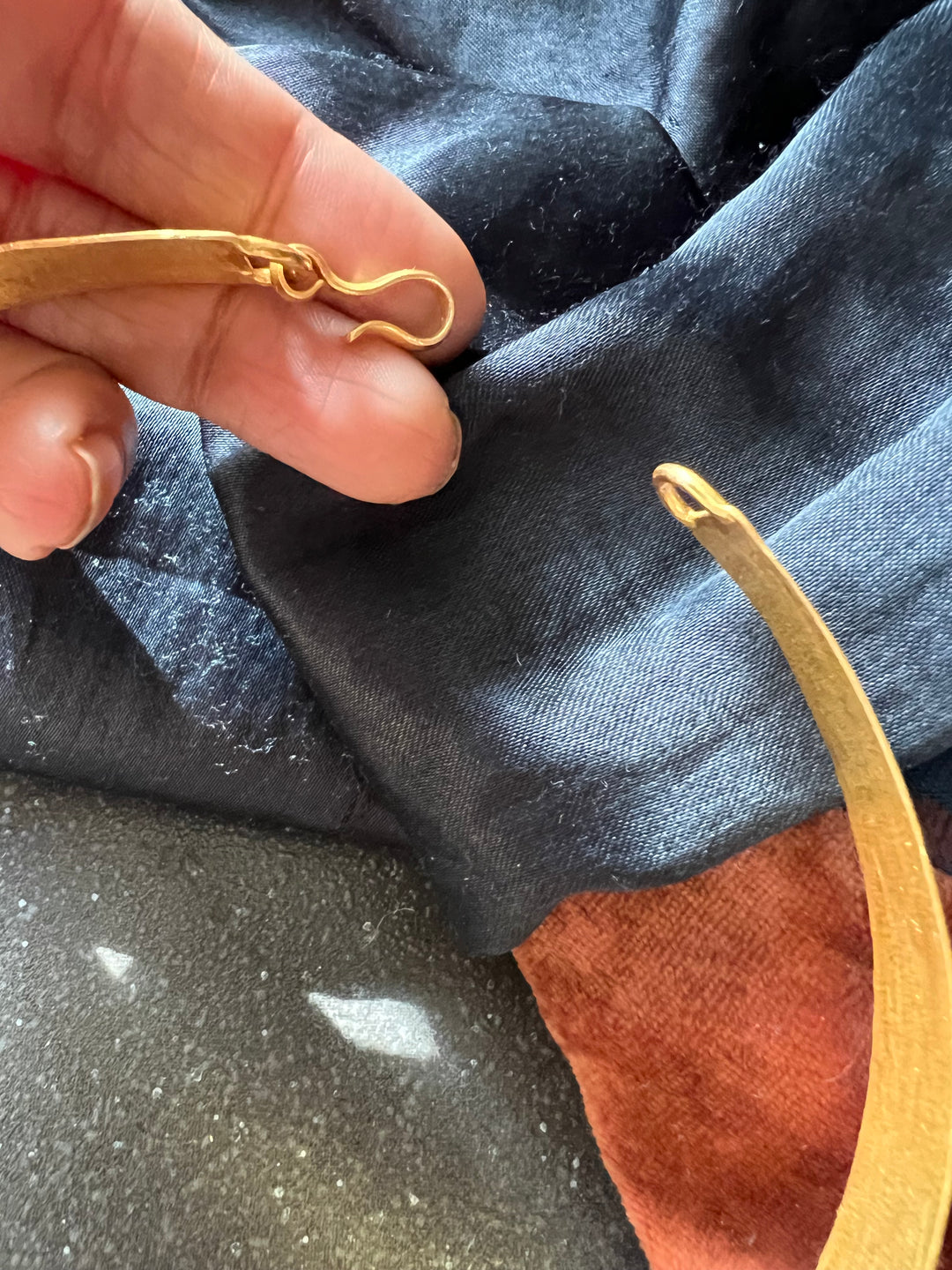 Designer Gold Tone Necklace