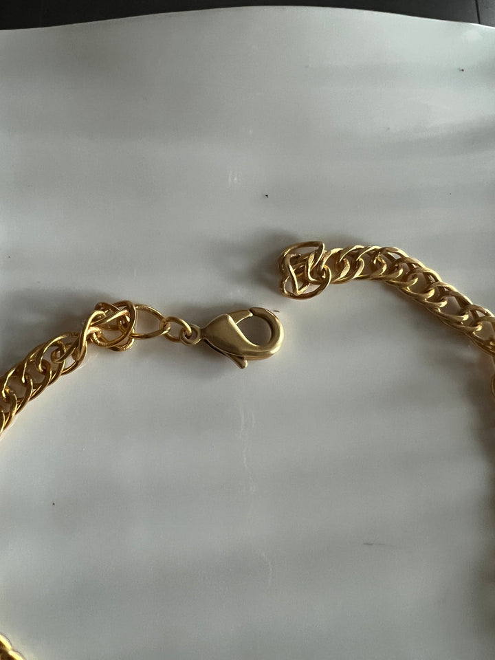 Statement Gemstones Tie Necklace